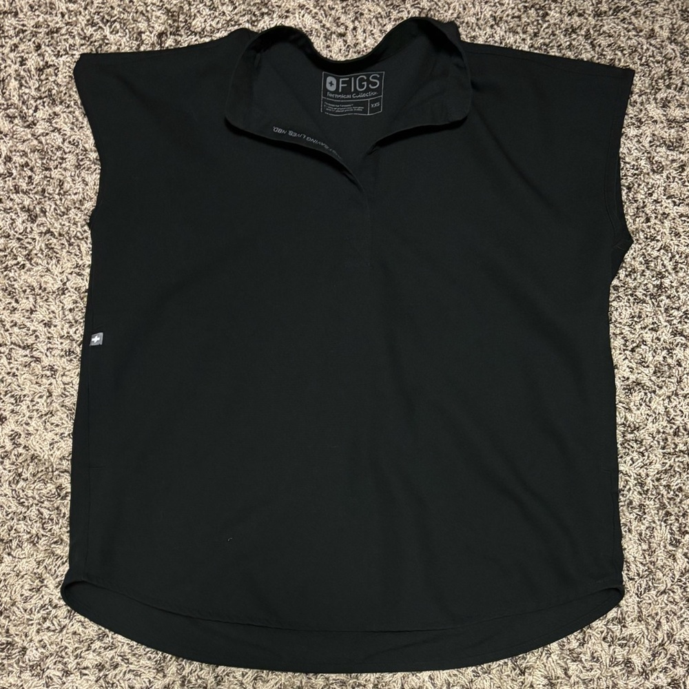 Black Figs Oversized Rafaela Scrub Top XXS